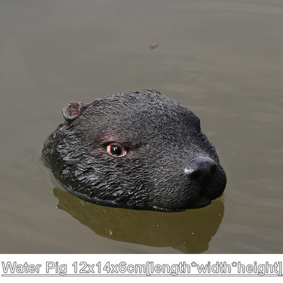 Kūrybingas derva plaukiojantis krokodilo begemoto baisus statula lauko sodo tvenkinio dekoravimas namų sodo Helovino dekoro ornamentas