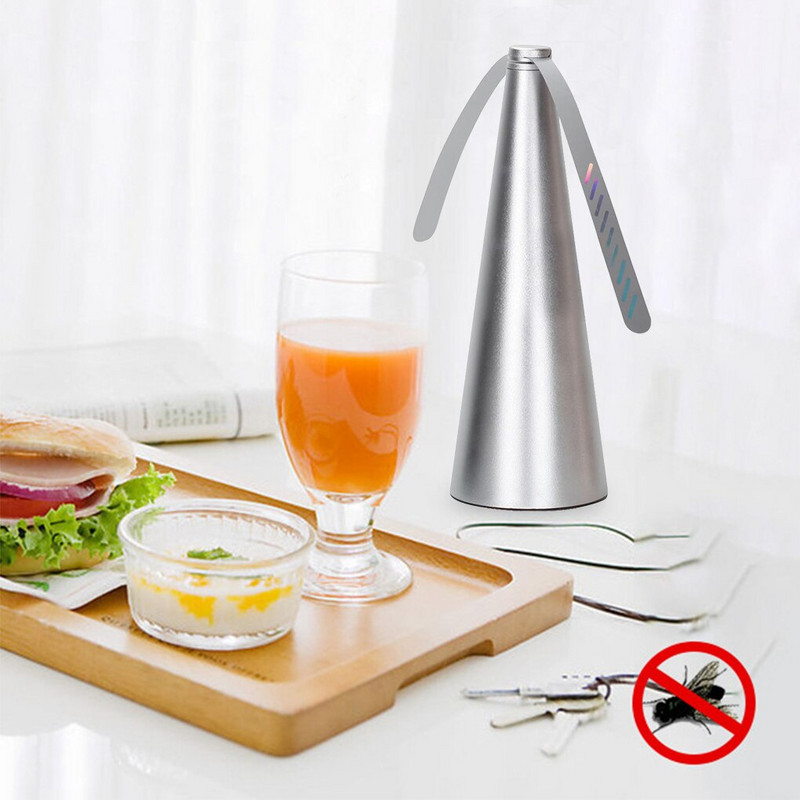 1 vnt. lauko musių vabzdžių repeleris virtuvės valgomojo stalo patiekalas nuo kenkėjų ventiliatorius stalinis stalviršis su elektra maitinamas maisto saugos įrankis