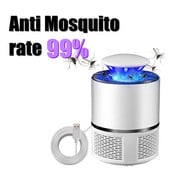 Elektriskā moskītu atbaidīšanas lampa ar pretodu ventilatoru USB Fly Killer LED kukaiņu atbaidītājs mājas moskītu nosūcējs āram