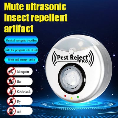 Ultragarsinis pelės tarakonų atbaidymo įtaisas Ultragarsinis elektroninis kenkėjų atmetimas vabzdžių žiurkės voras uodus naikinantis kenkėjas kontrolei