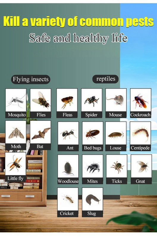 Ultragarsinis pelės tarakonų atbaidymo įtaisas Ultragarsinis elektroninis kenkėjų atmetimas vabzdžių žiurkės voras uodus naikinantis kenkėjas kontrolei