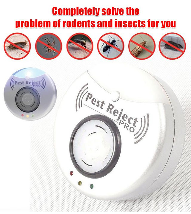 Ultragarsinis pelės tarakonų atbaidymo įtaisas Ultragarsinis elektroninis kenkėjų atmetimas vabzdžių žiurkės voras uodus naikinantis kenkėjas kontrolei