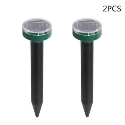 2/4 buc. Respingător solar pentru șobolani, respingător cu ultrasunete pentru lilieci, pentru grădină, pentru a descuraja dăunătorii, în aer liber, cu ultrasunete, pentru a respinge dăunători Dispozitiv de capcană pentru șoareci