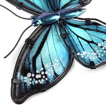 Метална пеперуда за домашен декор със стъклени стени за декорация на градина Статуи и скулптури на открито на животни за двор