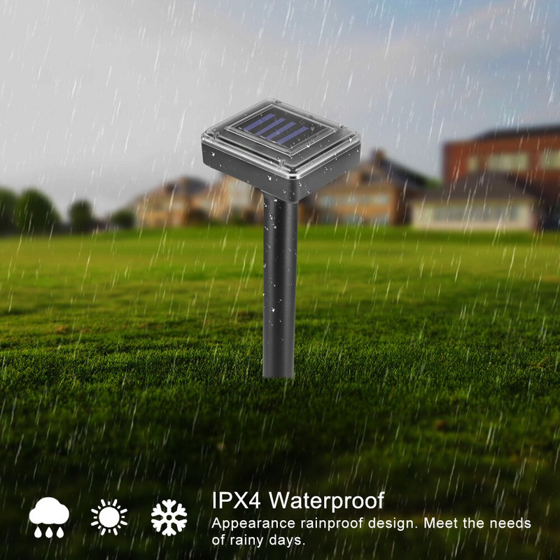 Kurmių atbaidiklis Ultragarsinis saulės energijos pelės atbaidiklis lauko sodo kiemo kurmių žiurkių graužikų kenkėjų atbaidiklis 4 vnt.