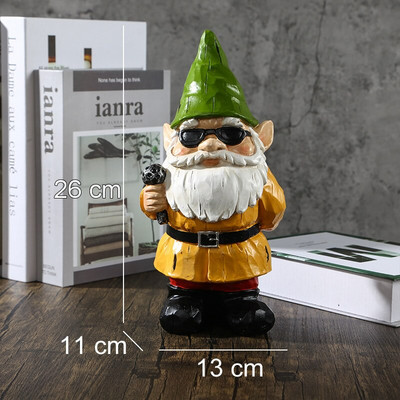 Miela dervos sodo nykštuko statula Dzeno išdykę Juokingi nykštukai Parduodu vejos papuošalus namų biuro stalui Vidaus lauko dekoro ornamentas