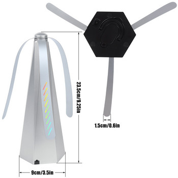 Εξωτερικός ανεμιστήρας απωθητικών μυγών με προστατευτικό τροφίμων USB Fly Destroyer Κουζίνα Κρατήστε τις μύγες μακριά από επιτραπέζιο ανεμιστήρα απωθητικού φαγητού