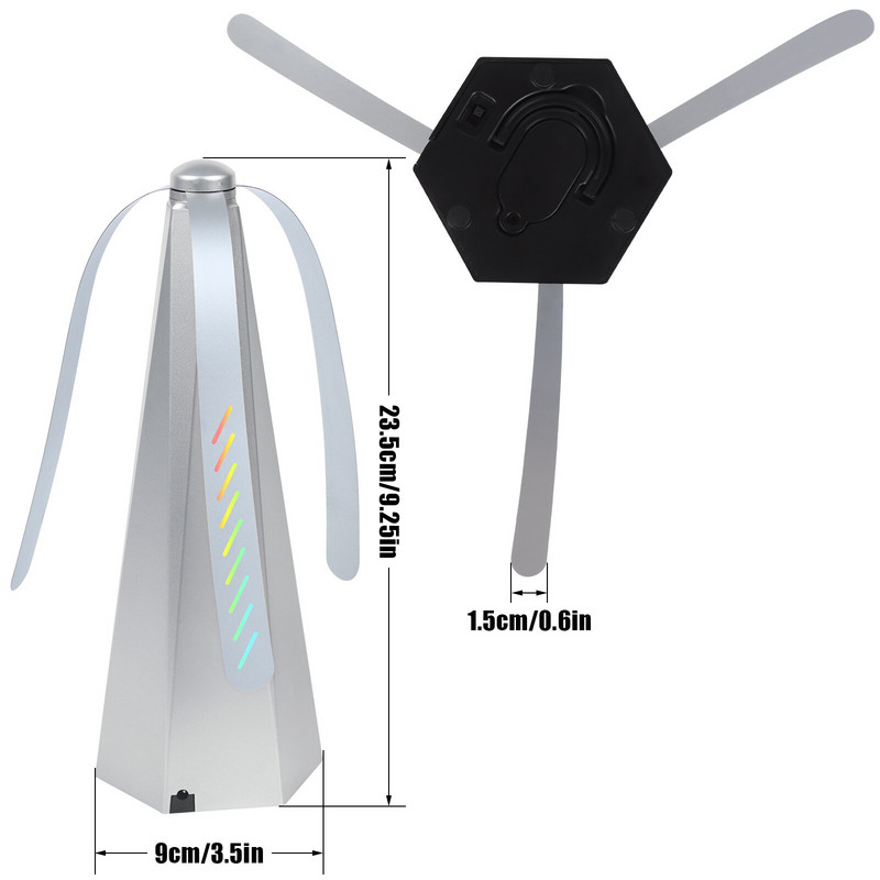 Kültéri légyriasztó ventilátor USB élelmiszervédővel, légypusztító konyha, távol tartsa a legyeket az élelmiszerektől Kártevőirtó asztali ventilátor