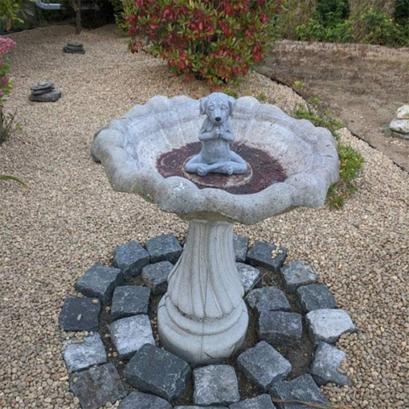 Meditacinė jogos šunų statula, kolekcionuojamos išskirtinės mažos statulos namų biuro stalo puošmena Ornamentas žaislas Dovanų sodo reikmenys#G