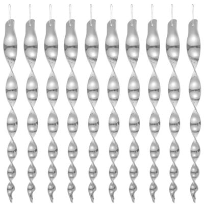 10 vnt / rinkinys Paukščius atbaidanti strypo lauko besisukantis atspindintis paukščių atbaidymo prietaisas, vėjo spiralinis paukščių baidymo strypas, pakabinamas ornamentas 30 cm