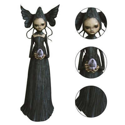 Uusim Halloweeni nõia vaigu ornament hirmutav kuju skulptuur kunst käsitöö kaunistus aia õue aiakaunistus