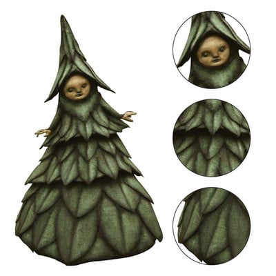 Uusim Halloweeni nõia vaigu ornament hirmutav kuju skulptuur kunst käsitöö kaunistus aia õue aiakaunistus