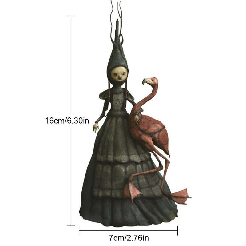 Uusim Halloweeni nõia vaigu ornament hirmutav kuju skulptuur kunst käsitöö kaunistus aia õue aiakaunistus