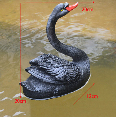 Lauko modeliavimas plūduriuojantis vandens gulbės dervos skulptūra lauko sodas baseinas figūrėlės dekoravimas parkas veja tvenkinys papuošalai amatai