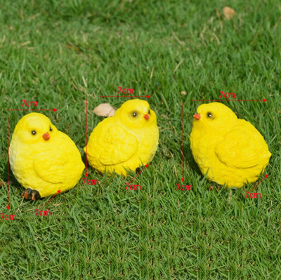 Pastoracinė imitacija Gaidžio vištos dervos papuošalai Lauko sodas Balkonas Priedai Amatai Parkas Kiemas Veja Skulptūra Dekoras