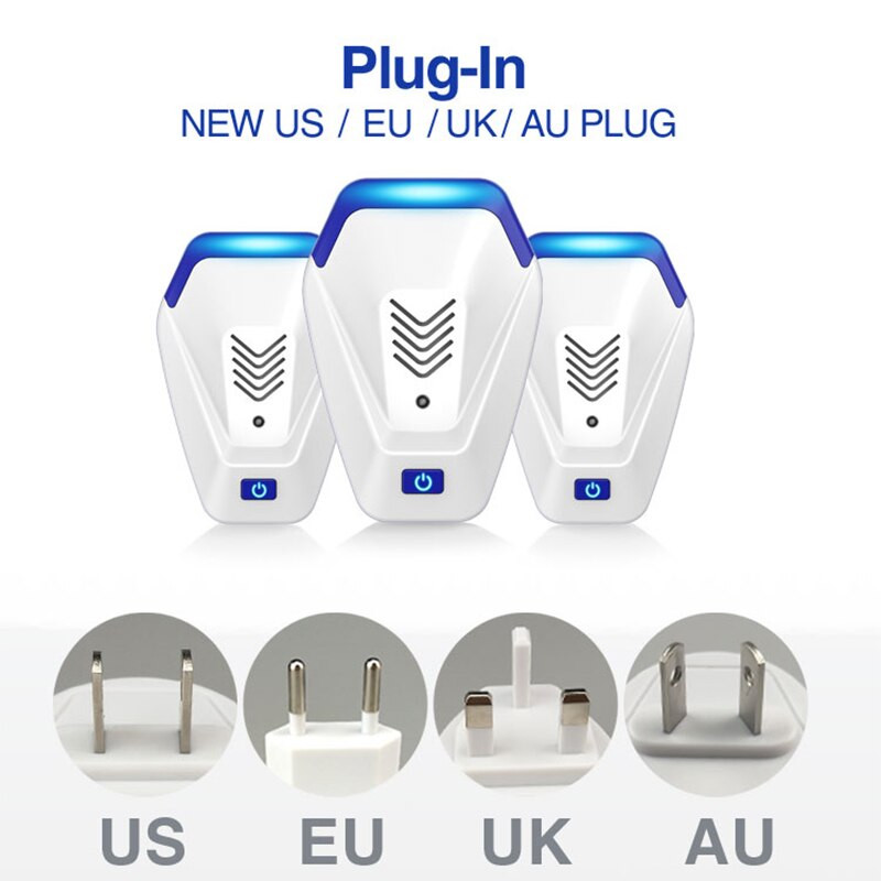 Ultragarsinis elektroninis kenkėjų kontrolės įrankis Graužikų žiurkėms, pelėms, pelėms, pelėms, atbaidantis nuo uodų, pelėms, namų kenkėjams graužikams