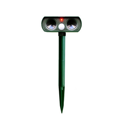 NAUJAS Saulės energija varomas ultragarsinis atbaidiklis gyvūnų gaudyklei lauko naudojimui sodo atbaidantis kačių šunų lapės garso atbaidymo priemonė.