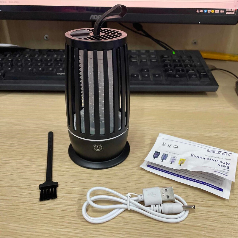 Lampa na zabíjanie komárov, USB batéria, LED, stlmenie žiarenia, bez žiarenia, hmyz, Zappe, vonkajšia lampa proti komárom a muchám, odpudzujúca hmyz, pasca na muchy