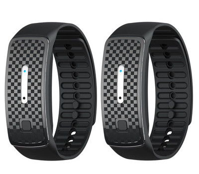 2 vnt Ultragarsinė apyrankė nuo uodų atbaidanti apyrankė nuo uodų žudikų, kenkėjų vabzdžių vairuotojas apyrankė, atbaidanti vabzdžius, USB įkrovimas