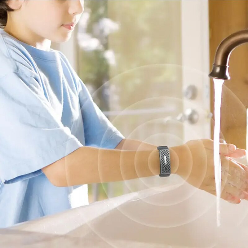 2 vnt Ultragarsinė apyrankė nuo uodų atbaidanti apyrankė nuo uodų žudikų, kenkėjų vabzdžių vairuotojas apyrankė, atbaidanti vabzdžius, USB įkrovimas