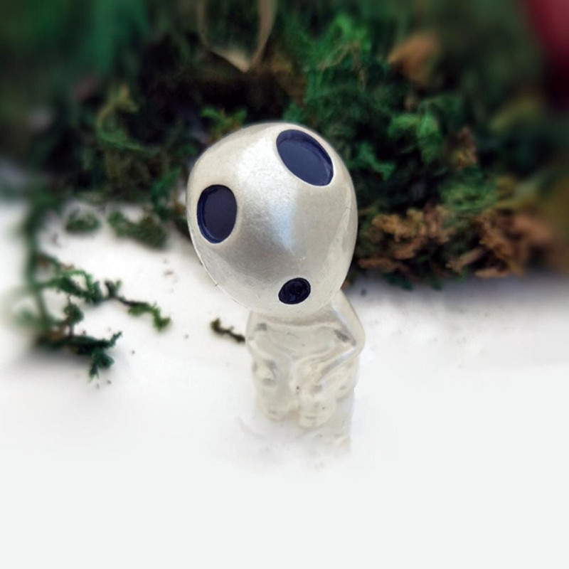 5/10 vnt. Šviečianti medžio elfų dvasia mikro kraštovaizdžio figūrėlės ornamentas lauke švytintis miniatiūrinis sodo statula vazoninis dekoras