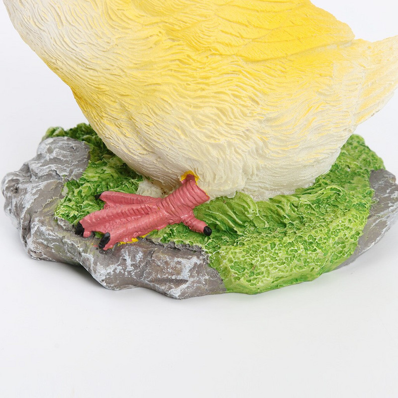 Derva Dirbtinė antis Sodo skulptūra Namų papuošalai Statulos Realistiška lauko imitacija Tvenkinio dekoras Kraštovaizdžio amatai