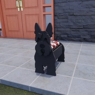 Sodo gėlių vazonas Kūrybinis dizainas Augalas Kibiras Gyvūnų Statulos Triušis Sodas Meno puošmena Šuo Gėlių vazonas Sodinamoji Katė Gėlių vazonas