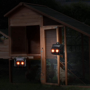 4 τεμάχια ηλιακής τροφοδοσίας Animal Repeller Nighttime Animal Detrante Devices with Bright Strobe LED Light Night Guard Animal Repellent