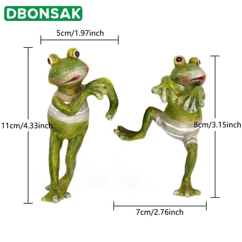 2/4 kom. Kreativne žabe penjačice Bonsai Ukrasna viseća žaba Vanjski vrtni ukras saksije za kućni stol Vrtni ukrasni ukras