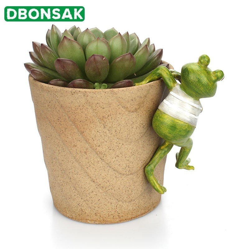 2/4 kom. Kreativne žabe penjačice Bonsai Ukrasna viseća žaba Vanjski vrtni ukras saksije za kućni stol Vrtni ukrasni ukras
