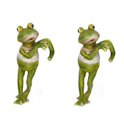 4 vnt Fairy Garden Kūrybinės laipiojimo varlės Bonsai Dekoratyvinės sodo varlės lauko vazono dekoras namų stalui Ornamentas escultura