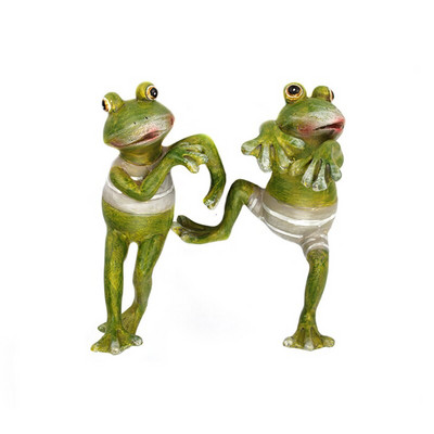 4 vnt Fairy Garden Kūrybinės laipiojimo varlės Bonsai Dekoratyvinės sodo varlės lauko vazono dekoras namų stalui Ornamentas escultura