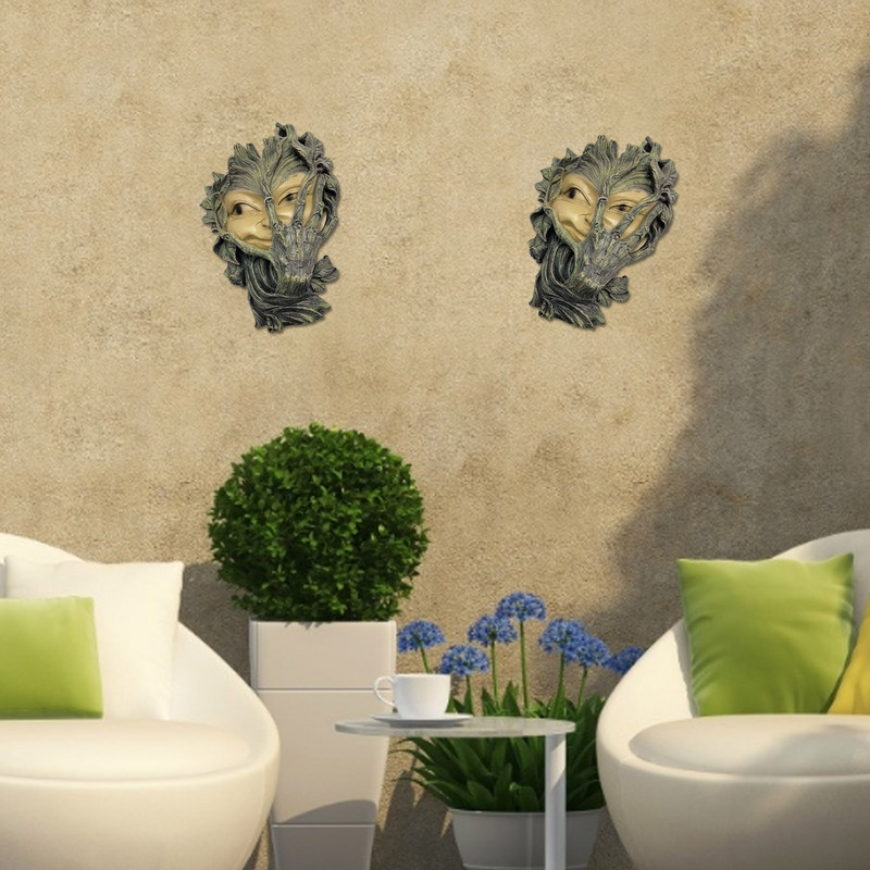 Sodo statulos dervos menas - įnoringa medžio skulptūra Sodo statulos dekoras Puikus meno kūrinys sodo dekoravimui