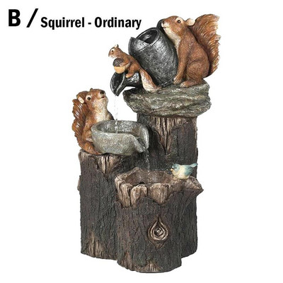 Skulptuurid Õueaia sisekujundus 5,9-tolline väike päikeseenergia vaigupart Pereõue Purskkaev Aiakaunistus välimaastik