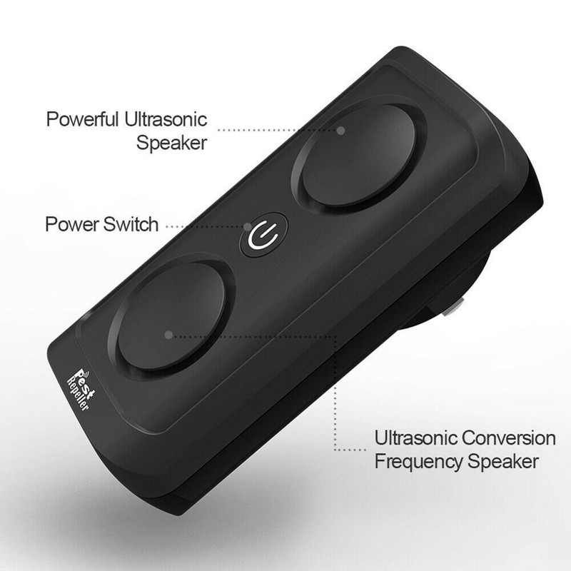 Ultragarsinis kenkėjų pelių uodų atbaidymo kištukas, netoksiškas kūdikiams ir naminiams gyvūnėliams saugus kenkėjų repelentas, skirtas uodams, pelėms, ES / JAV / JK / AS kištukas