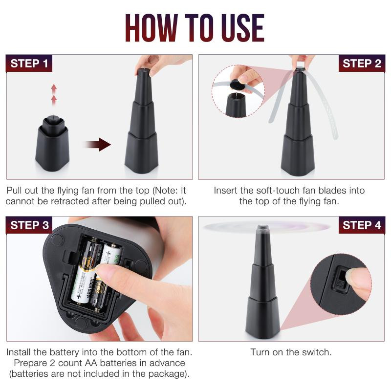 2 vnt musių uodus atbaidantis ventiliatorius, pakabinamas USB įkrovimas Daugiafunkcis elektroninis kenkėjų kontrolės ventiliatoriaus mentės stalo ventiliatorius