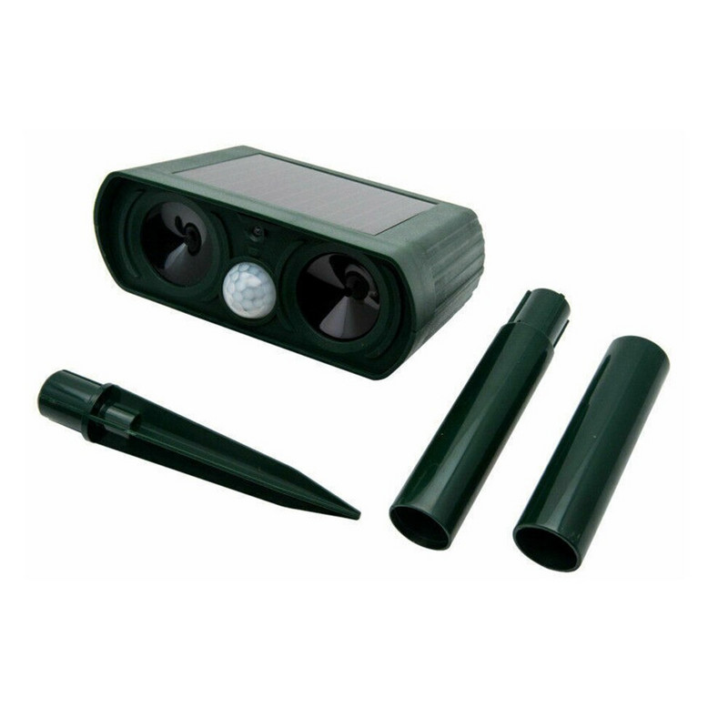 Saulės ultragarso repelentė gyvūnų repelentė Saulės garsinė kačių šunų lapės atbaidymo priemonė kenkėjų atbaidymo priemonė, sodas lauke