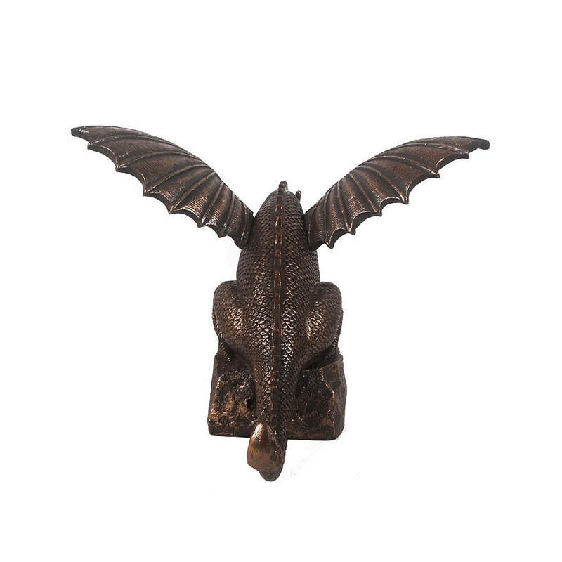 Sodo vandens fontanas Vandens purkštuvas Dervos drakono statula baseinas krioklys vandens peizažas skulptūra purškiama sodo puošmena statula