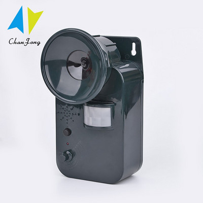 ChanFong lauko ultragarsinis belaidis repeleris gyvūnų kenkėjų pelės atbaidiklis PIR jutiklis sodo paukščių šunų repelentas, saugokite gyvūnus