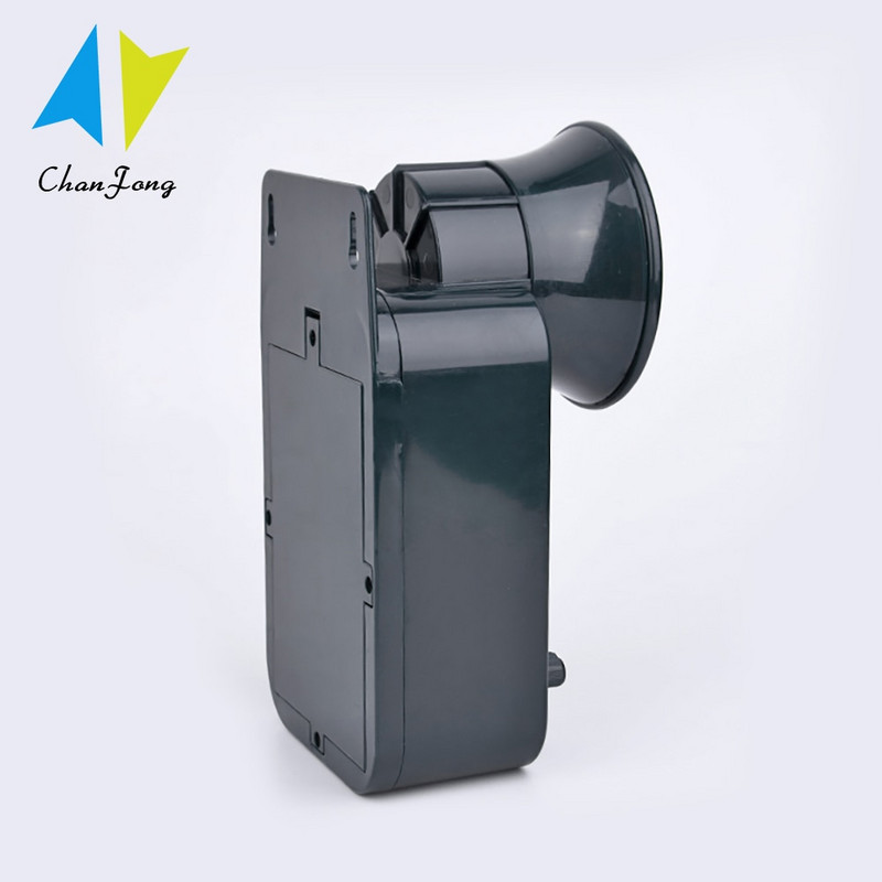 ChanFong lauko ultragarsinis belaidis repeleris gyvūnų kenkėjų pelės atbaidiklis PIR jutiklis sodo paukščių šunų repelentas, saugokite gyvūnus