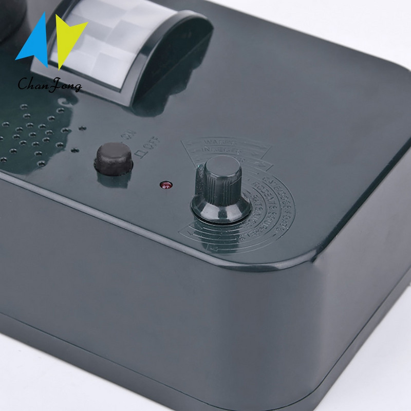 ChanFong lauko ultragarsinis belaidis repeleris gyvūnų kenkėjų pelės atbaidiklis PIR jutiklis sodo paukščių šunų repelentas, saugokite gyvūnus