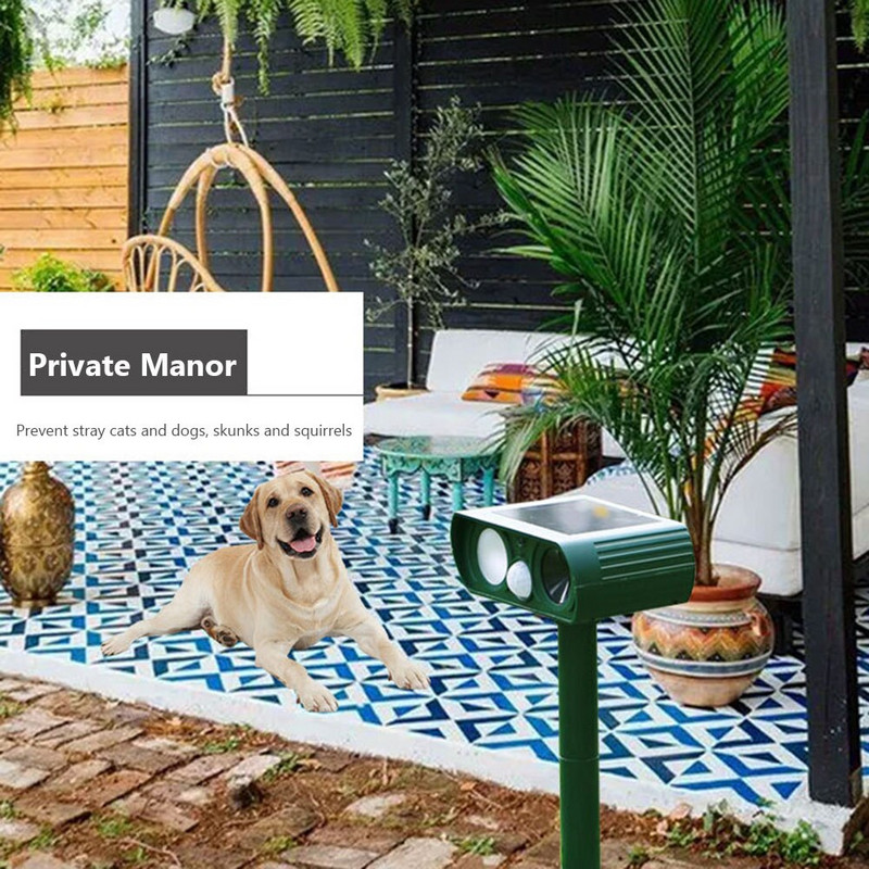 Ultrazvučno tjeranje mačaka, dvorište, divlje životinje, tjeranje pasa, zvuk okidača Wterprrof, solarno tjeranje životinja, za odbijanje štetočina u vrtu