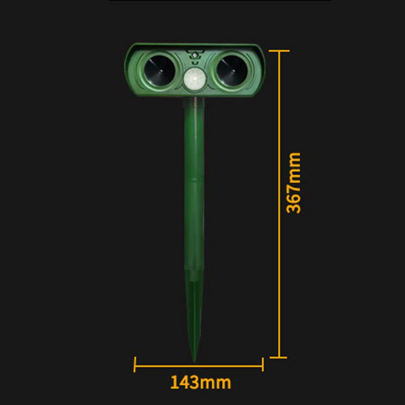 Ultrazvučno tjeranje mačaka, dvorište, divlje životinje, tjeranje pasa, zvuk okidača Wterprrof, solarno tjeranje životinja, za odbijanje štetočina u vrtu