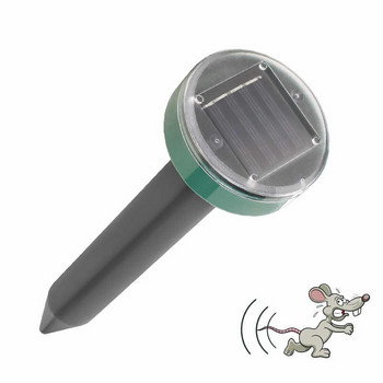 Chanfong Solar Powered Pest Reject Ultrasonic Sonic Mouse Snake Mole Εντομοαπωθητικό Τρωκτικών Εντόμων Απωθητικό για υπαίθρια αυλή κήπου