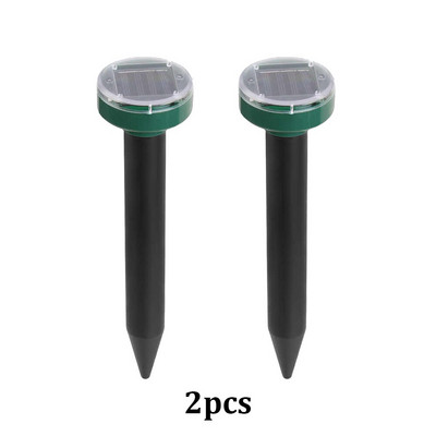 Respingere a dăunătorilor cu energie solară Chanfong, șoarece sonic cu ultrasunete, șarpe, cârtiță, insecte, dăunători, pentru rozătoare, respingător pentru grădină în aer liber.