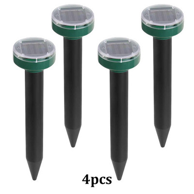 Respingere a dăunătorilor cu energie solară Chanfong, șoarece sonic cu ultrasunete, șarpe, cârtiță, insecte, dăunători, pentru rozătoare, respingător pentru grădină în aer liber.