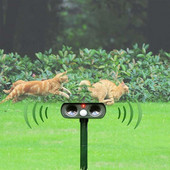 Saulės energija varomas gyvūnų repeleris, baidantis šunis kates gyvūnams atsparus vandeniui, paukščių išvarymas, ultragarsas, lauko repeleris, signalizacija Alar U9S0
