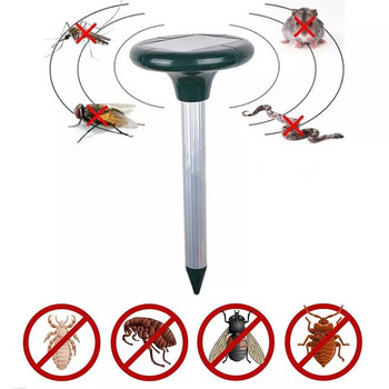 Solar Power Υπερηχητικό Απωθητικό Παρασίτων Τυφλοπόντικα Φίδι Πουλί κουνούπι ποντίκι Ζώο Απωθητικό Παρασίτων Εξωτερικών Κήπων Αποπαρασίτωση κραδασμών