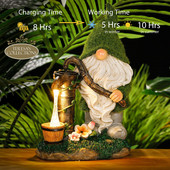 TERESA`S KOLEKCIJA Sodo gnome lauko dekoro figūrėlės, dervos, saulės skulptūros, papuošalai miniatiūrinės figūrėlės kiemui