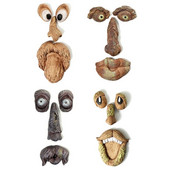 Zabavna smola Dekoracija debla uskršnjeg drvca Viseće stablo Lice starca Vrtni ukras Zidni ukras